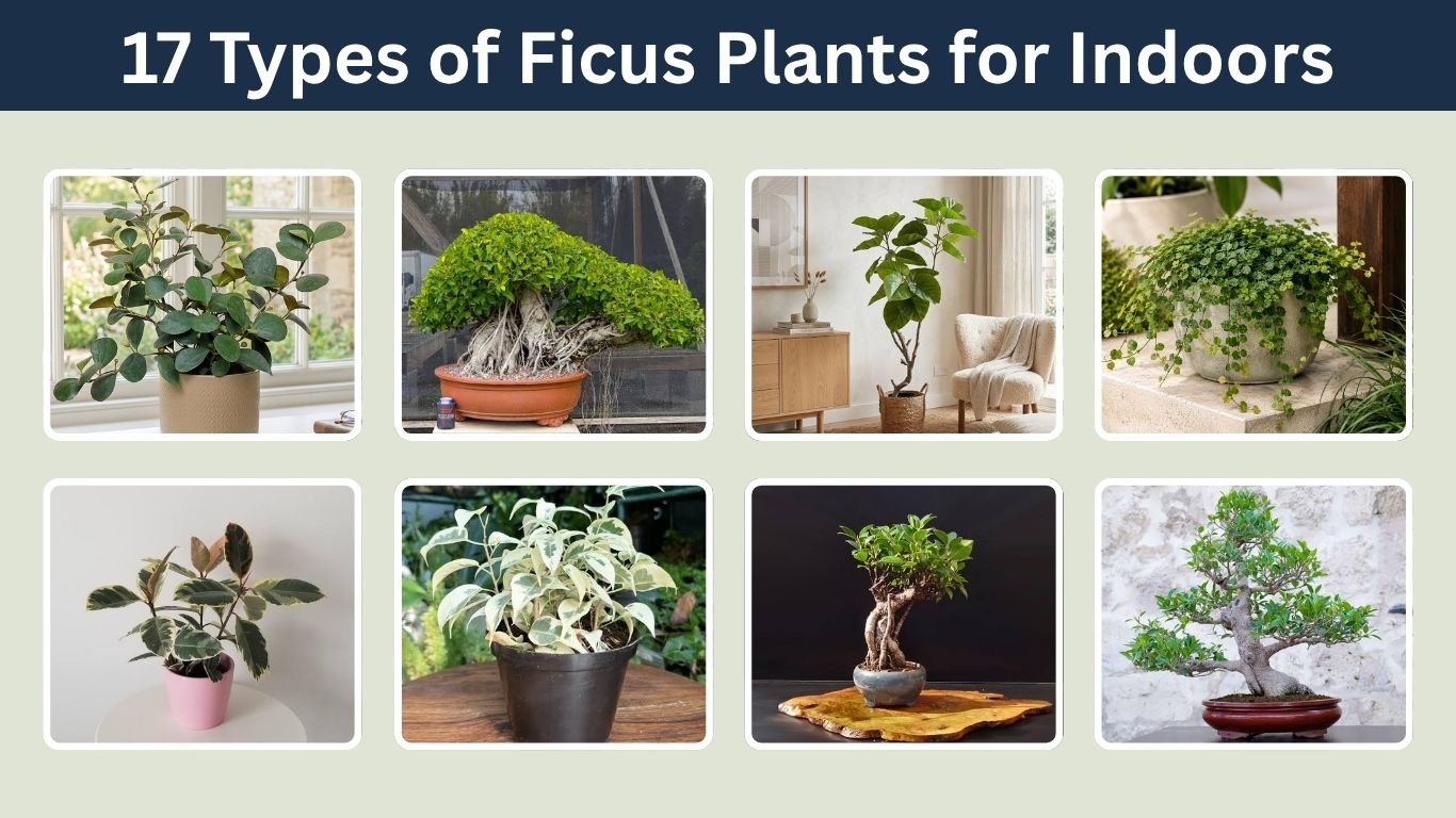17 Types of Ficus Plants for Indoors: Names & Care Tips