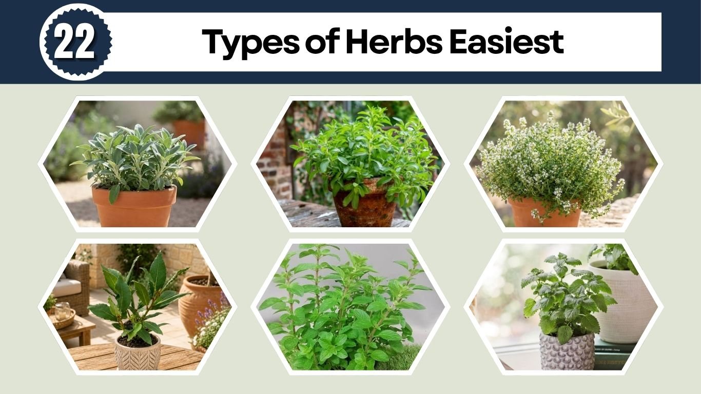 22 Types of Herbs Easiest to Grow Indoors: A Beginner’s Guide