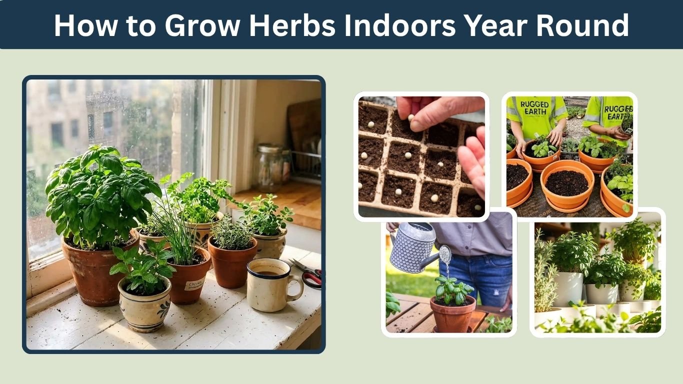 How to Grow Herbs Indoors Year Round: Complete Guide