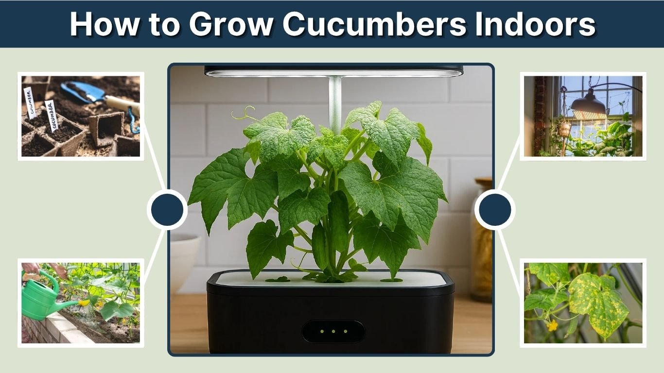 How to Grow Cucumbers Indoors: A Complete Growing Guide