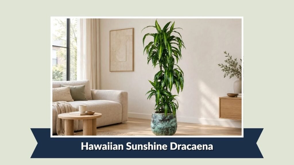 Hawaiian Sunshine Dracaena (Dracaena fragrans 'Hawaiian Sunshine')