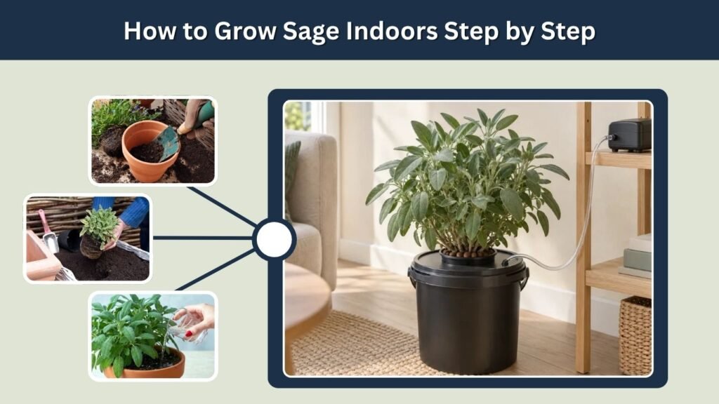 How to Grow Sage Indoors Step by Step