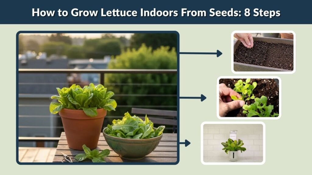 How to Grow Lettuce Indoors From Seeds: 8 Steps