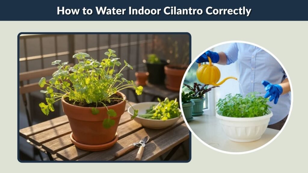 How to Water Indoor Cilantro Correctly