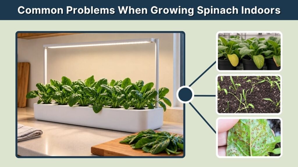 Common Problems When Growing Spinach Indoors