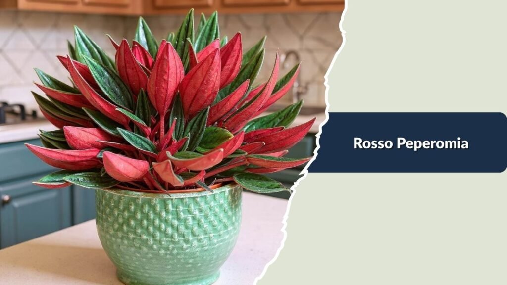 Rosso Peperomia (Peperomia caperata 'Rosso')