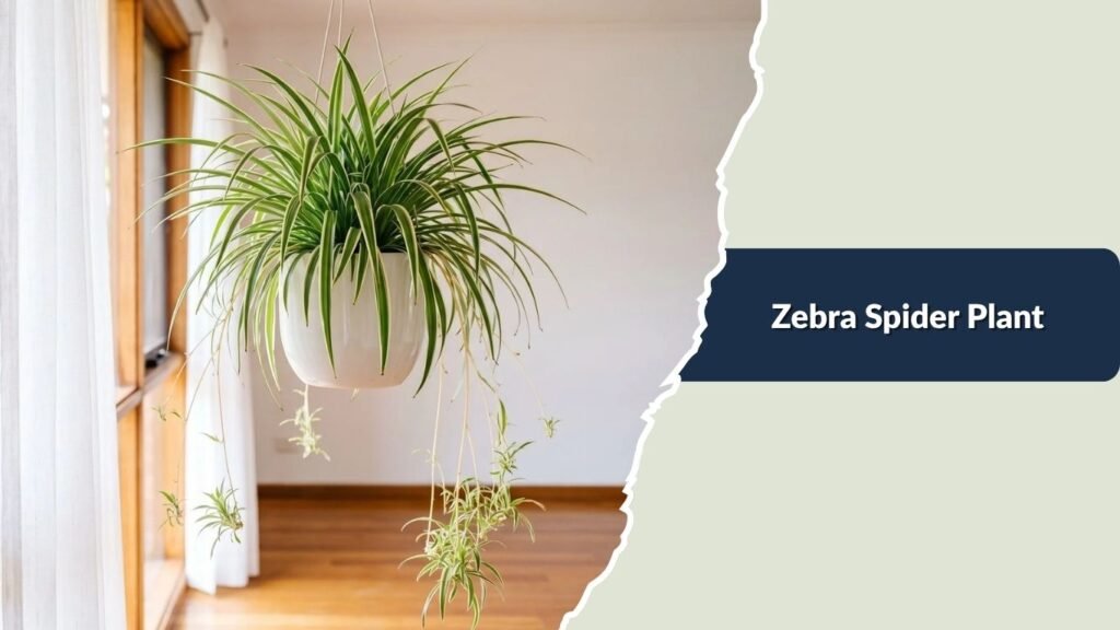Zebra Spider Plant (Chlorophytum laxum 'Zebra')