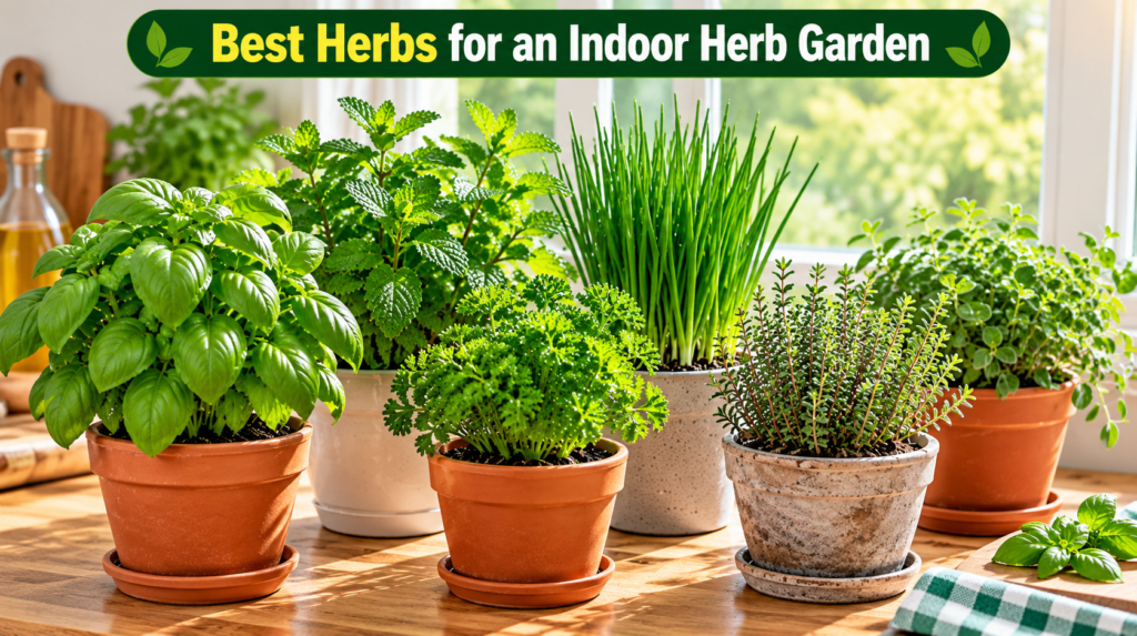 Best Herbs for an Indoor Herb Garden