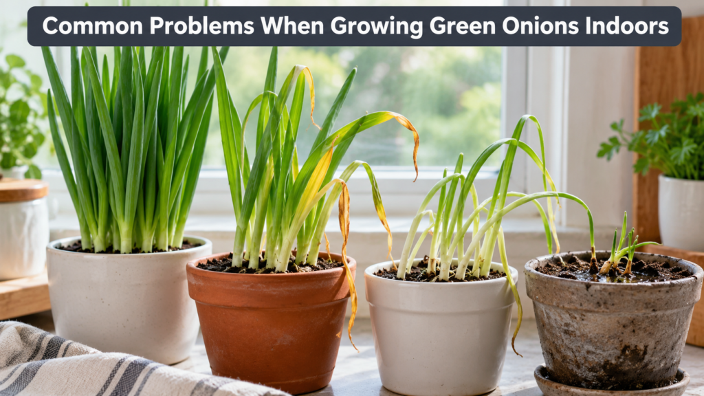 Common Problems When Growing Green Onions Indoors