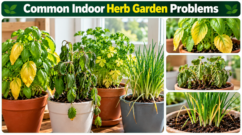 Common Indoor Herb Garden Problems