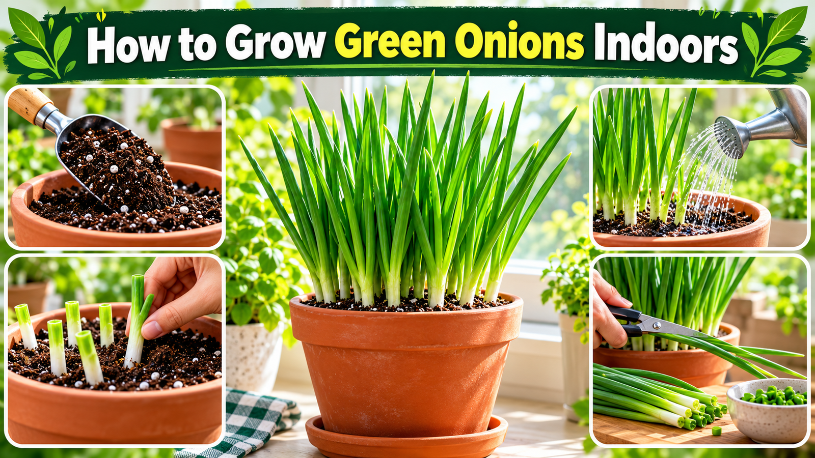 How to Grow Green Onions Indoors: Easy Step-by-Step Guide