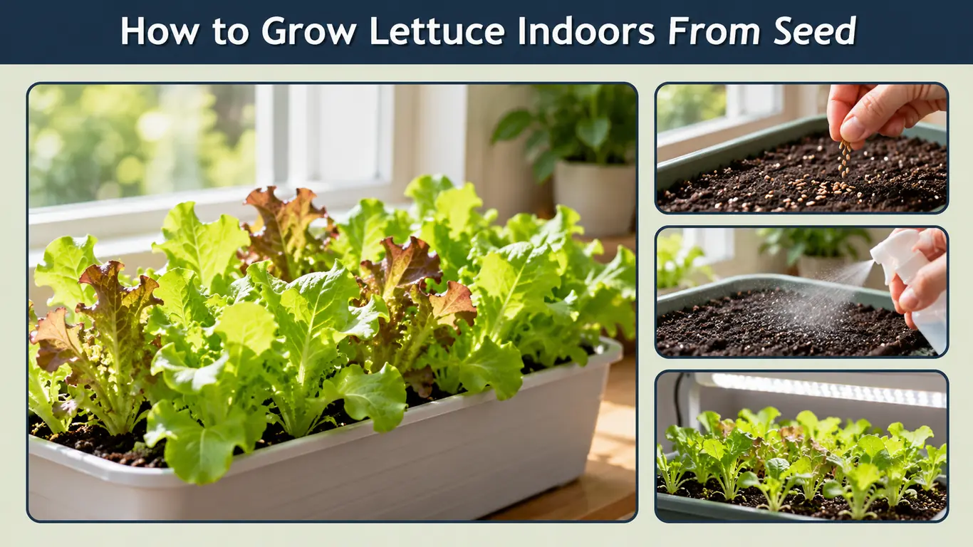 How to Grow Lettuce Indoors: A Complete Guide for Beginners
