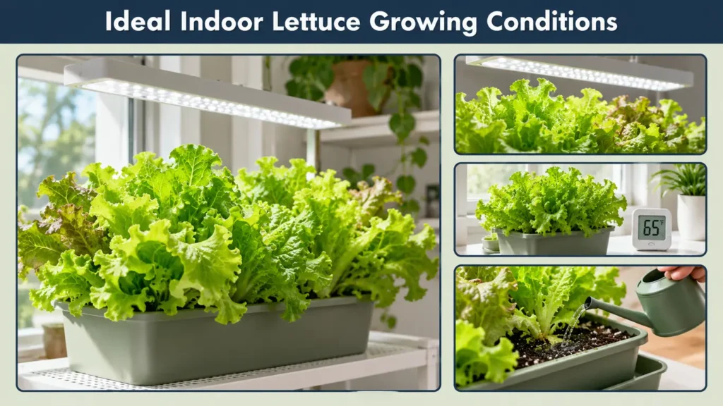Ideal Indoor Lettuce Growing Conditions