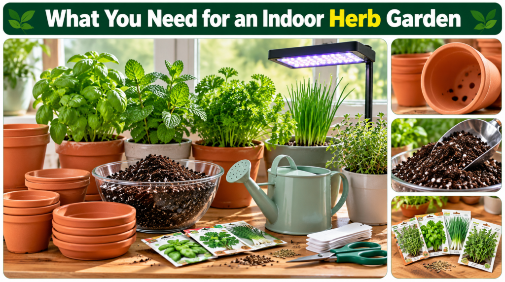 What Do You Need for an Indoor Herb Garden?