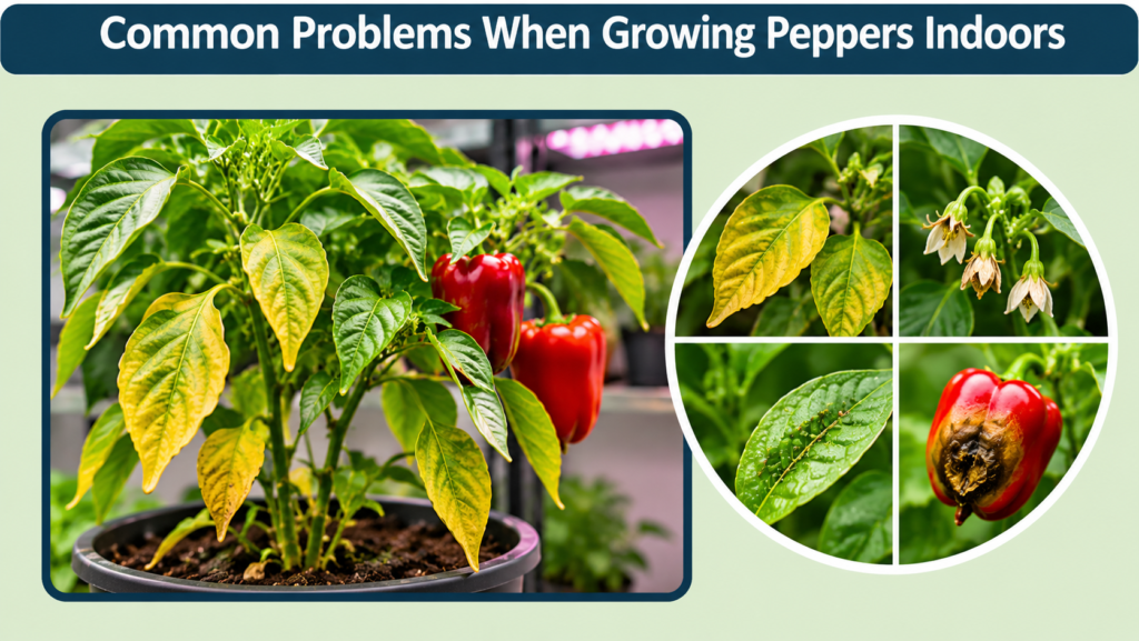 Common Problems When Growing Peppers Indoors