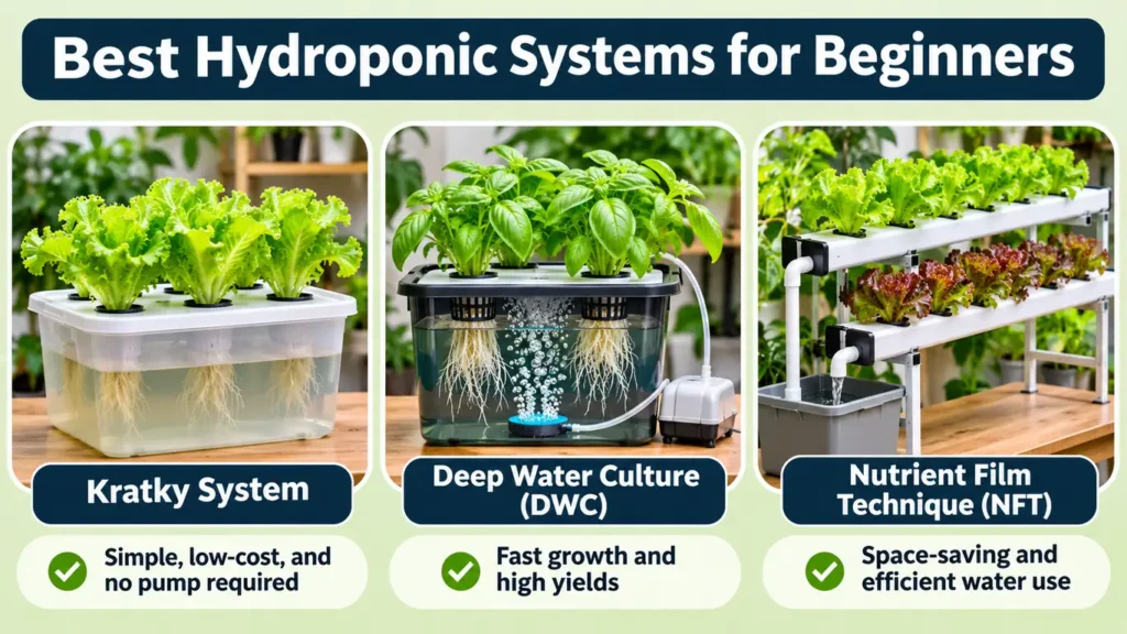 Best Hydroponic Systems for Beginners