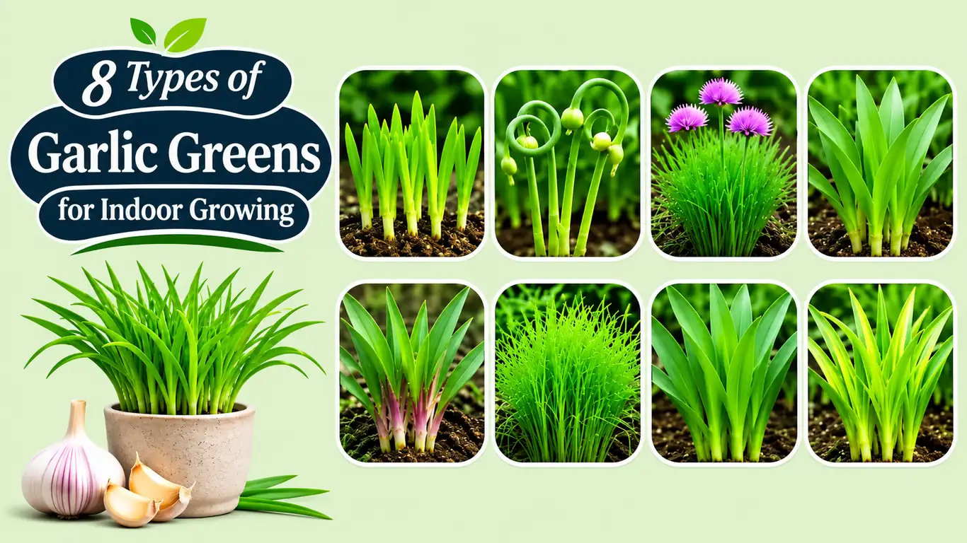 8 Types of Garlic Greens for Indoor Growing at Home