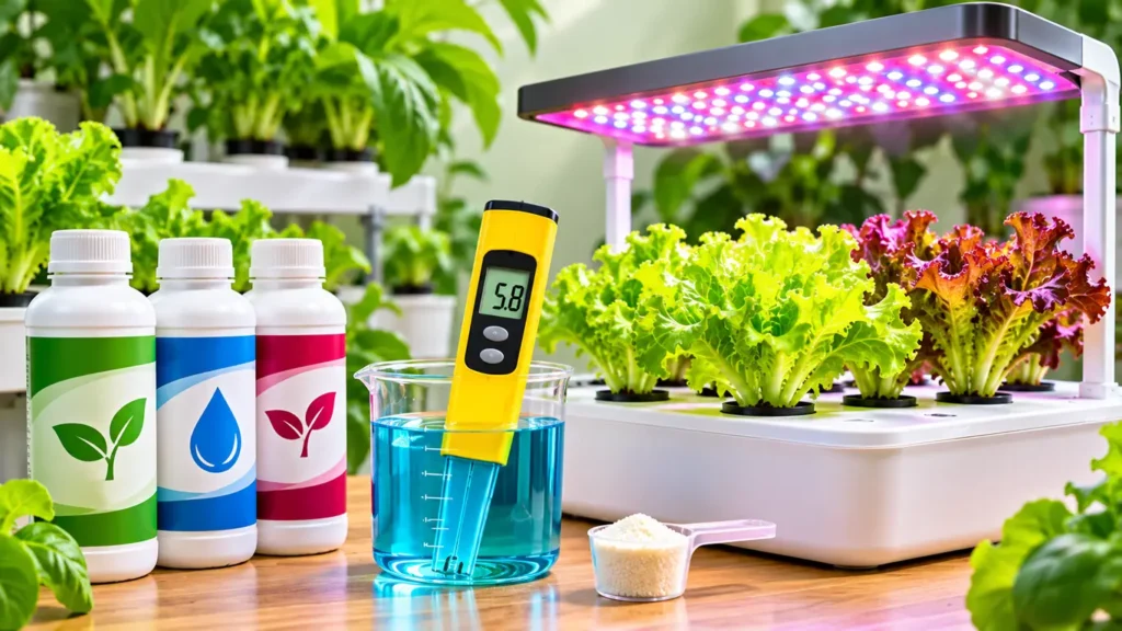 Understanding Hydroponic Nutrients, pH, and Lighting
